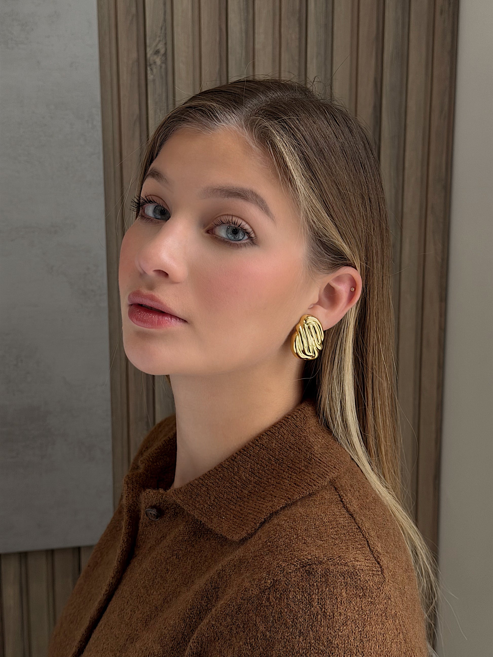 HAILEY Gold Earrings