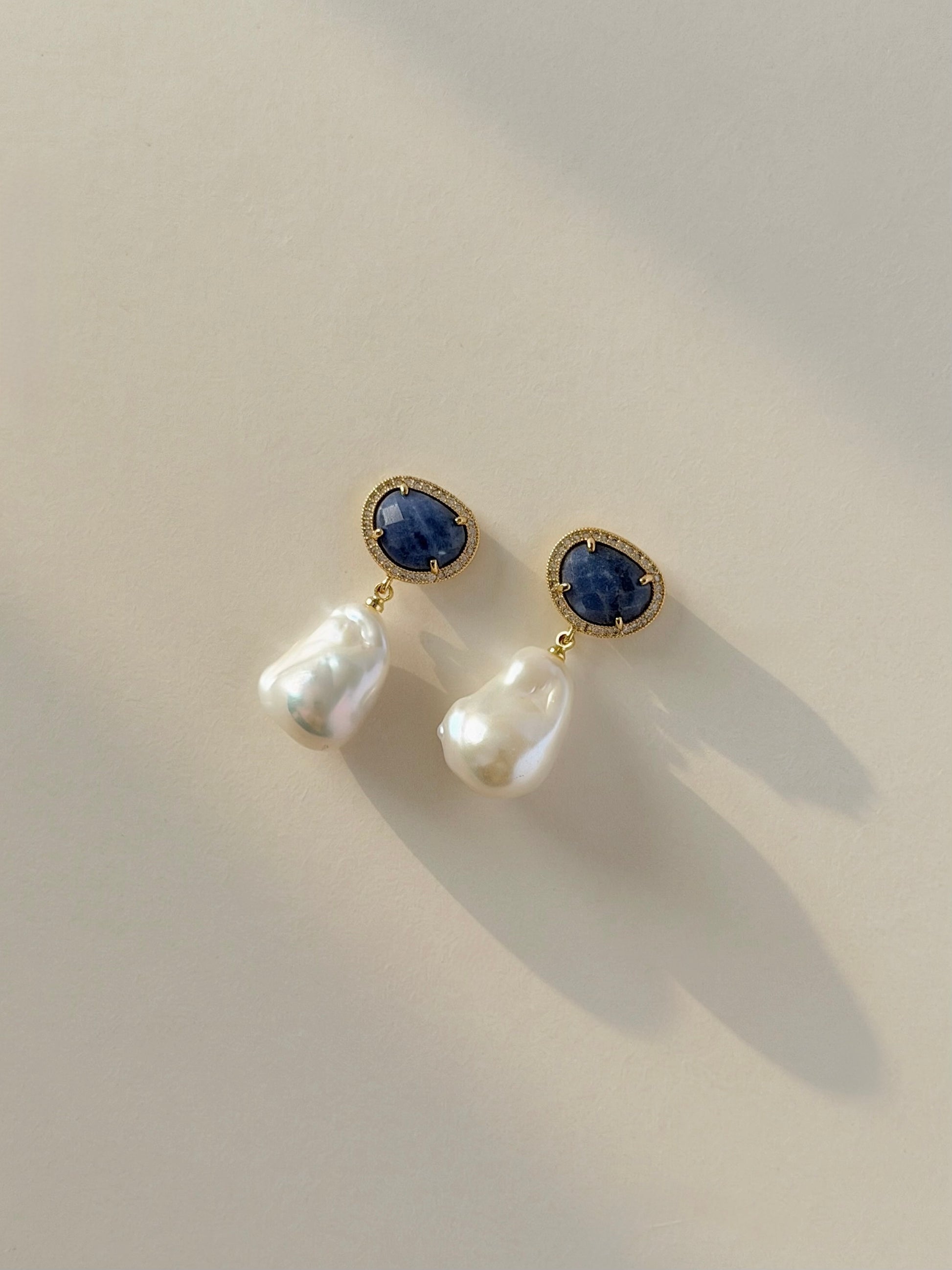 HAZEL Lapis Lazuli Earrings