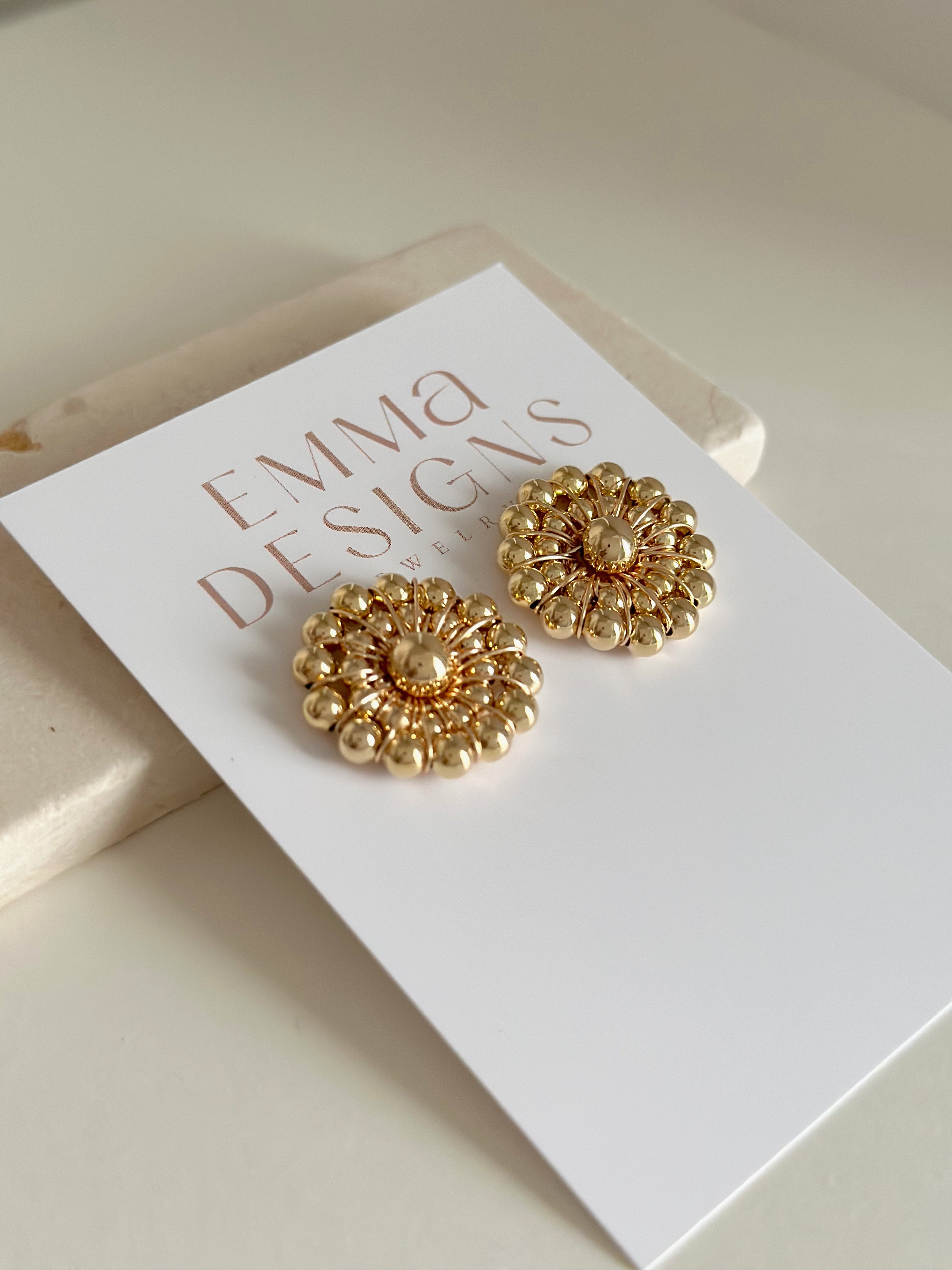 OLIVIA Gold earrings