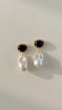 HAZEL Black Onyx Earrings