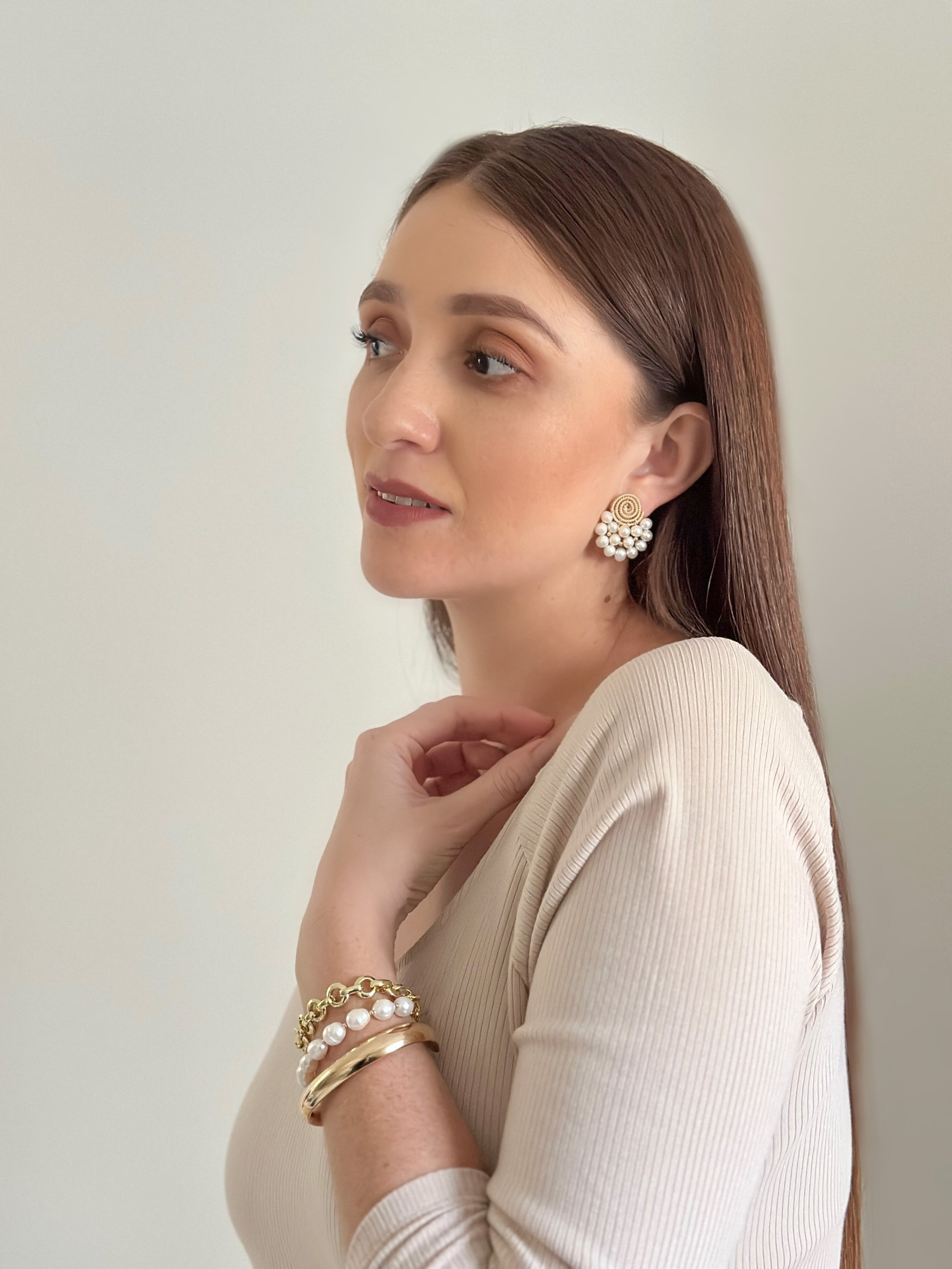 ALANNA pearl earrings