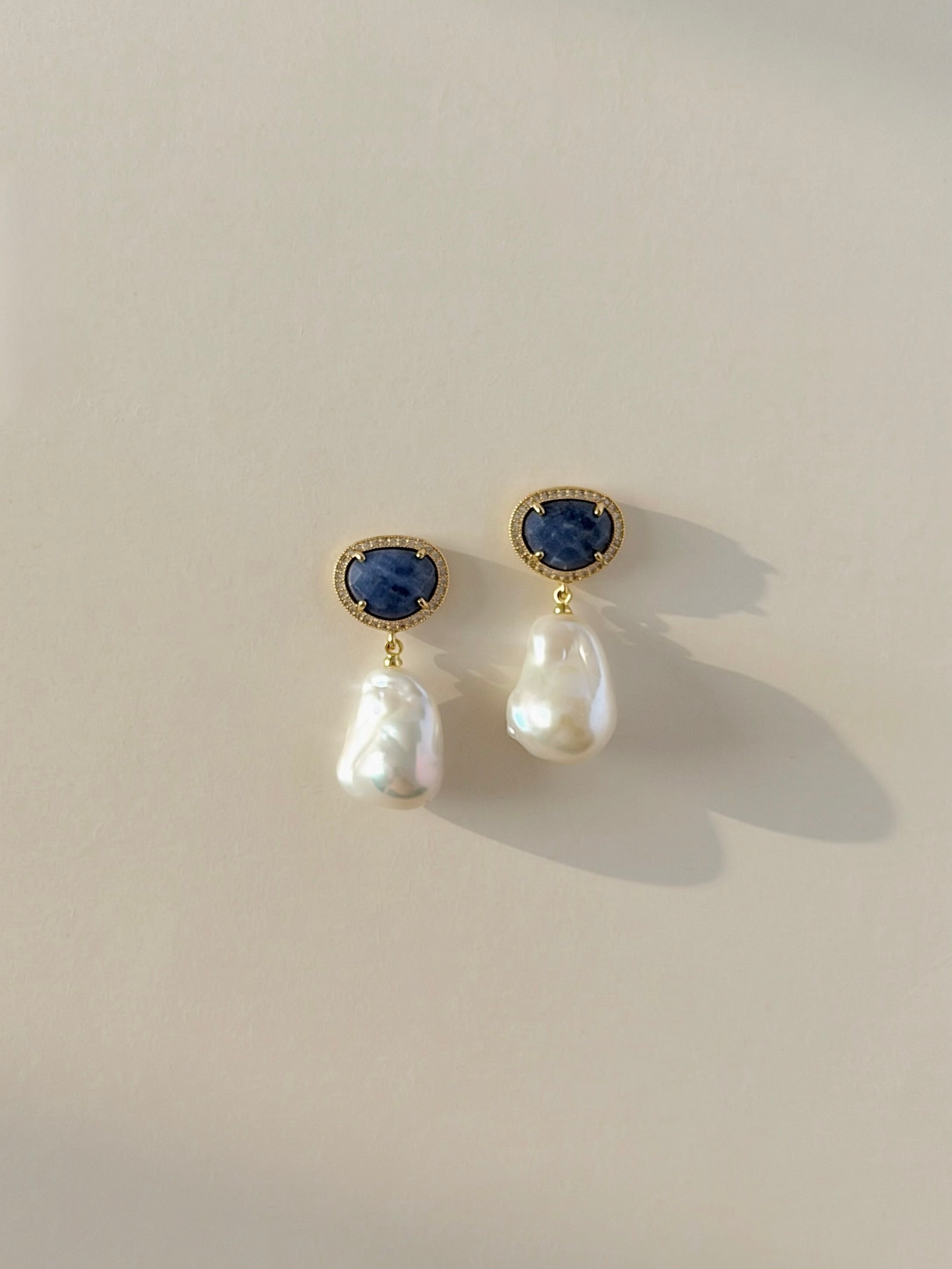 HAZEL Lapis Lazuli Earrings