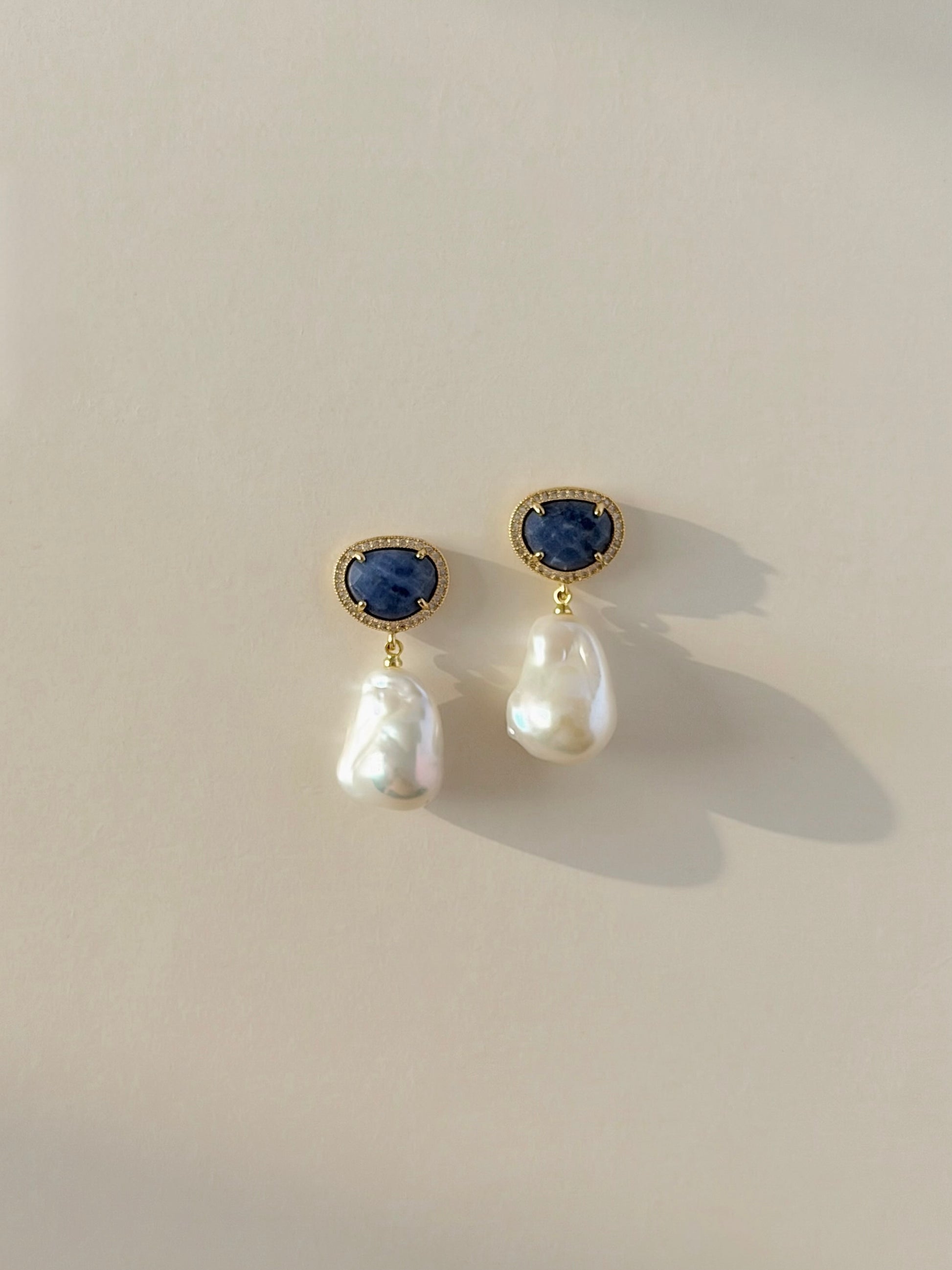 HAZEL Lapis Lazuli Earrings