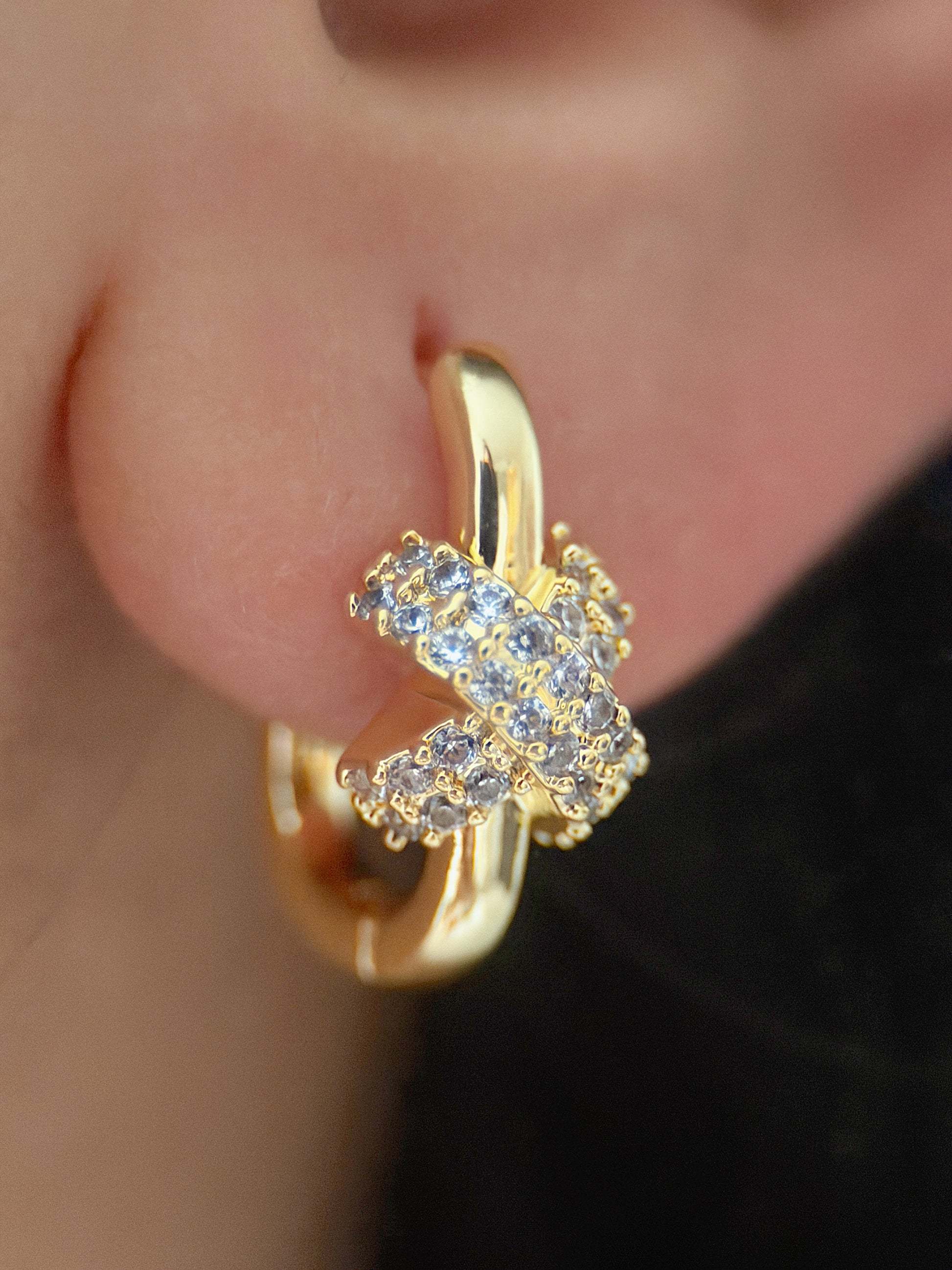 BRIELLA CZ hoops