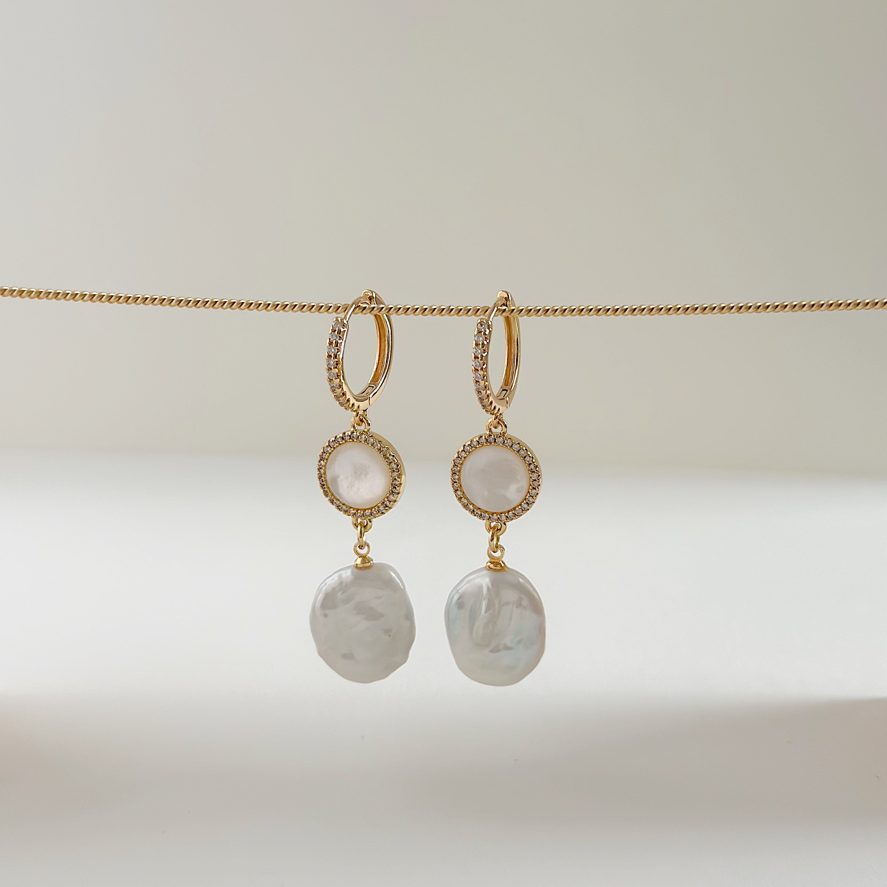 AINE moonstone earrings