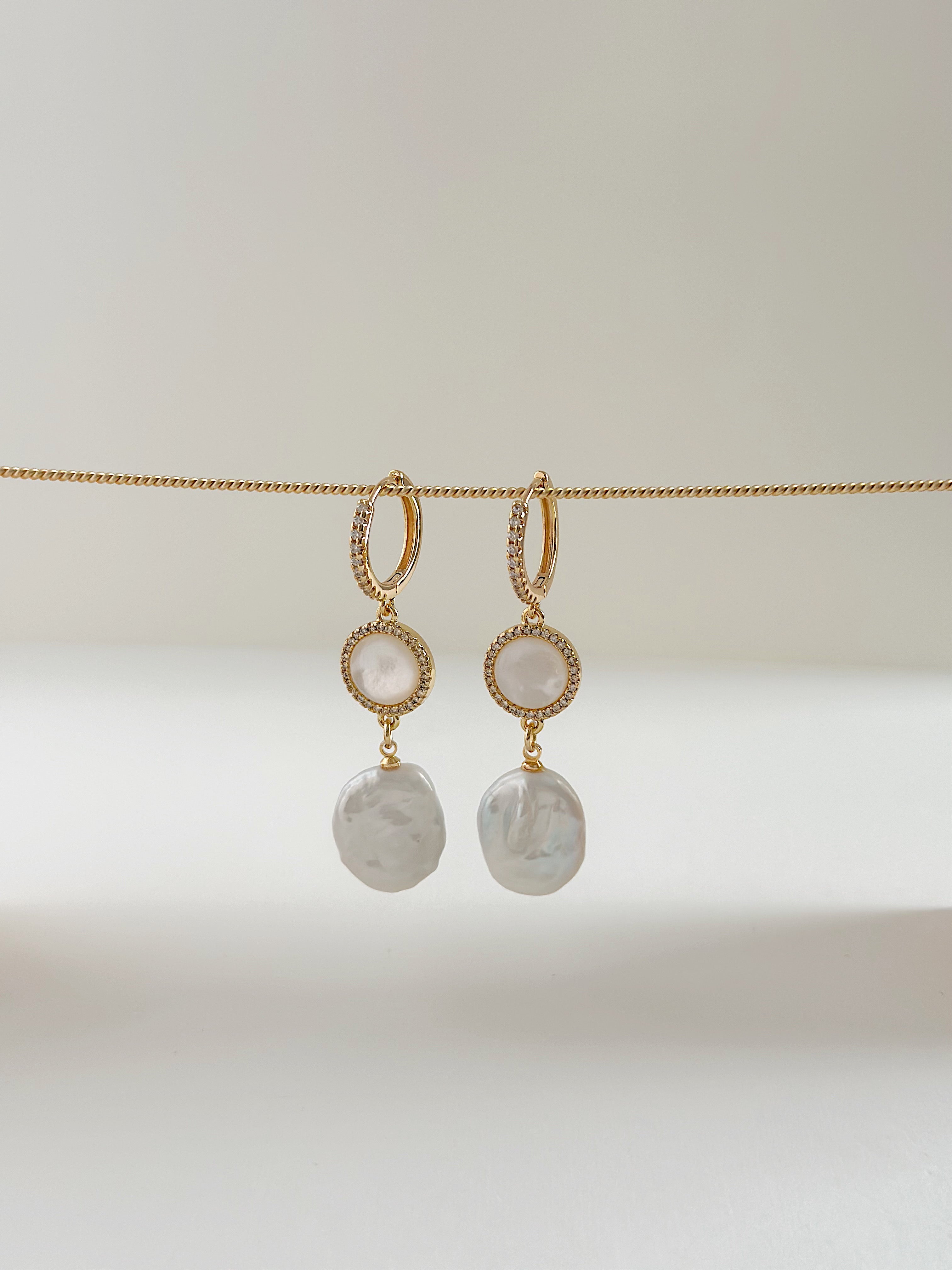 AINE moonstone earrings