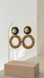AURORA black earrings